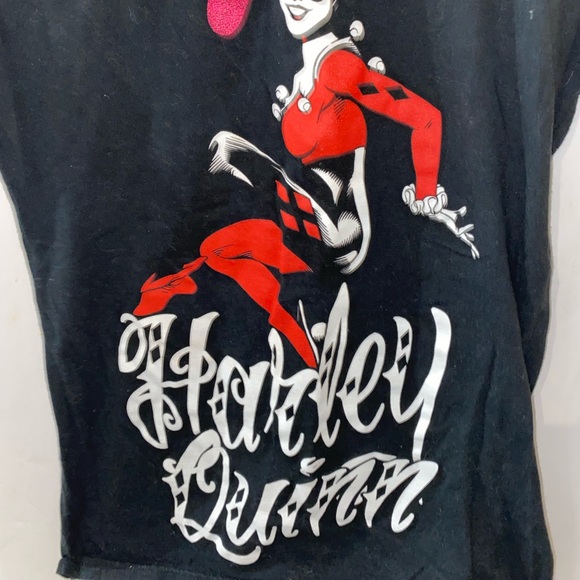 HARLEY QUINN DC COMICS ORIGINAL SUICIDE SQUAD BARMAN JOKER T SHIRT - Picture 2 of 4